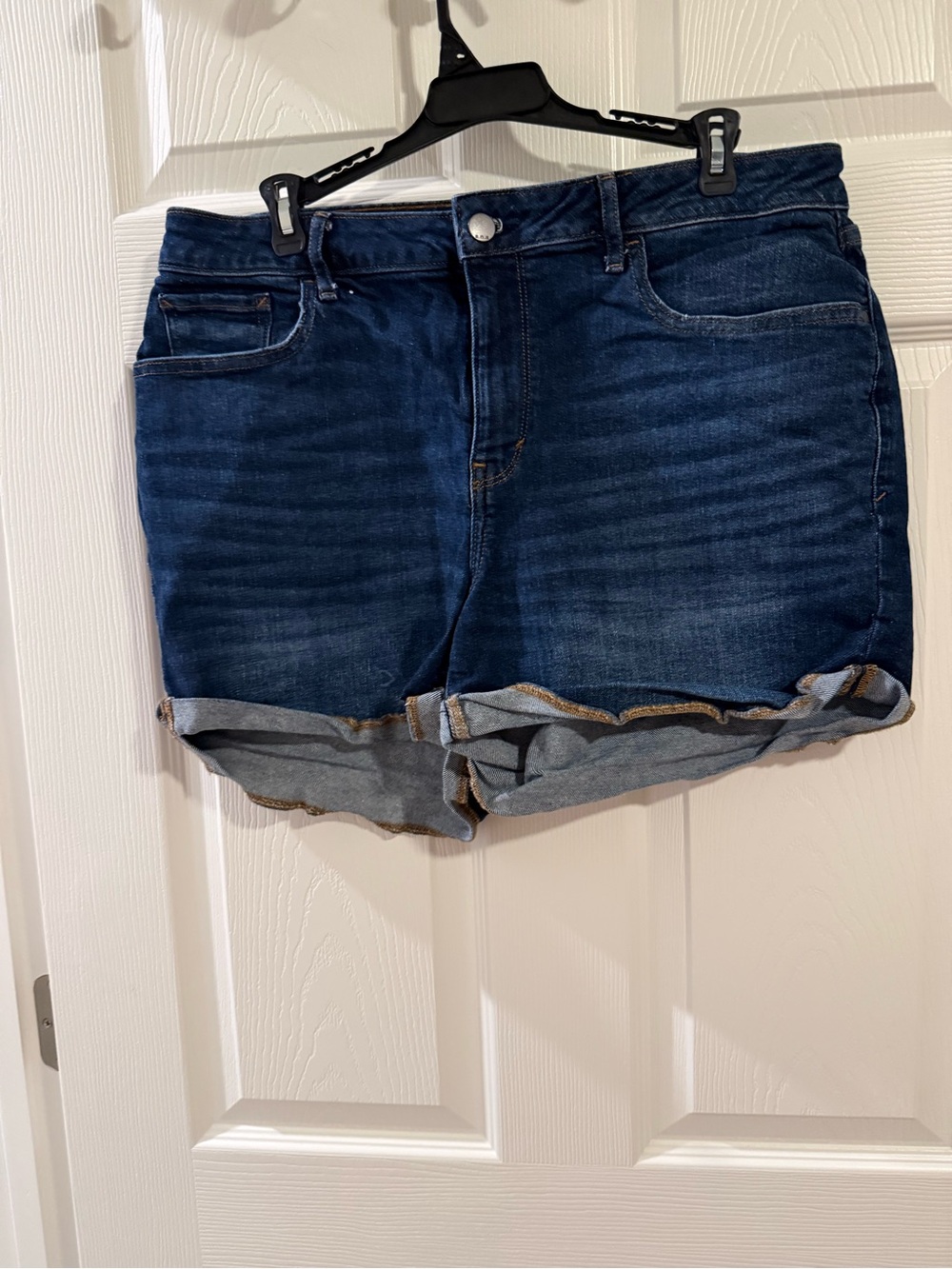 a.n.a Dark Blue Denim Jean Shorts